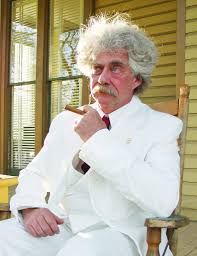Robert Alvey as Mark Twain